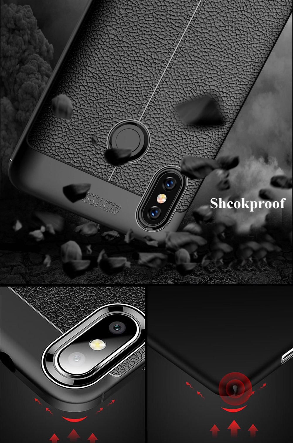 Bakeey-Litchi-Anti-fingerprint-Silicone-Protective-Case-For-Xiaomi-Mi-Max-3-Non-original-1344774-2