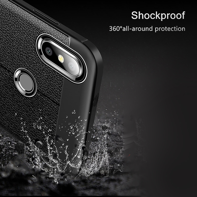 Bakeey-Litchi-Anti-fingerprint-Silicone-Protective-Case-For-Xiaomi-Mi-Max-3-Non-original-1344774-4