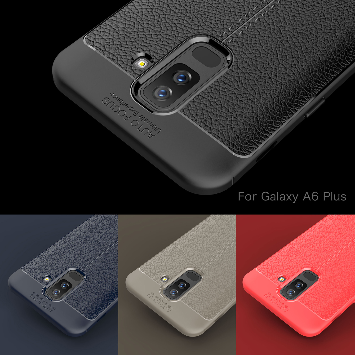 Bakeey-Litchi-Leather-Soft-TPU-Protective-Case-for-Samsung-Galaxy-A6-Plus-2018-1312950-8