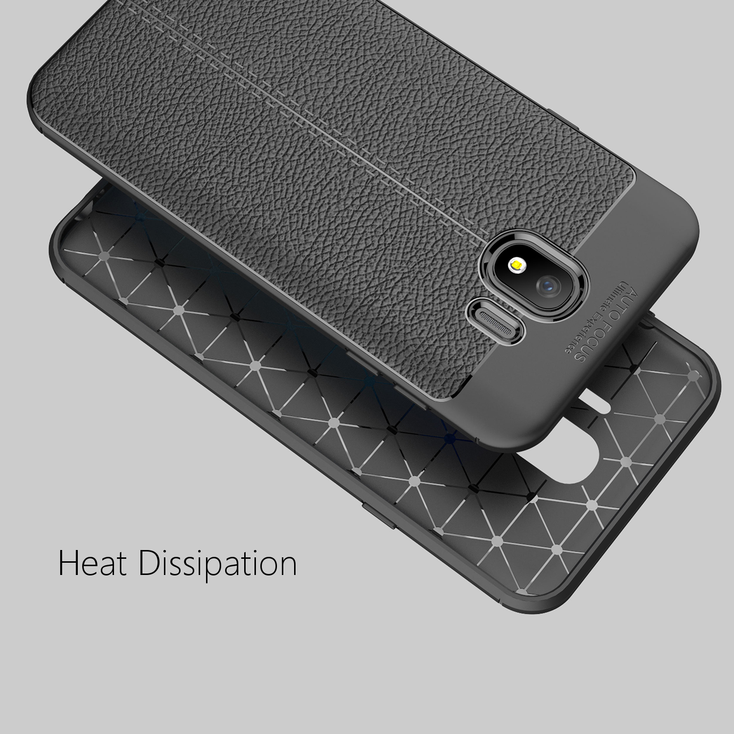 Bakeey-Litchi-Leather-Soft-TPU-Protective-Case-for-Samsung-Galaxy-J4-2018-EU-Version-1312875-3