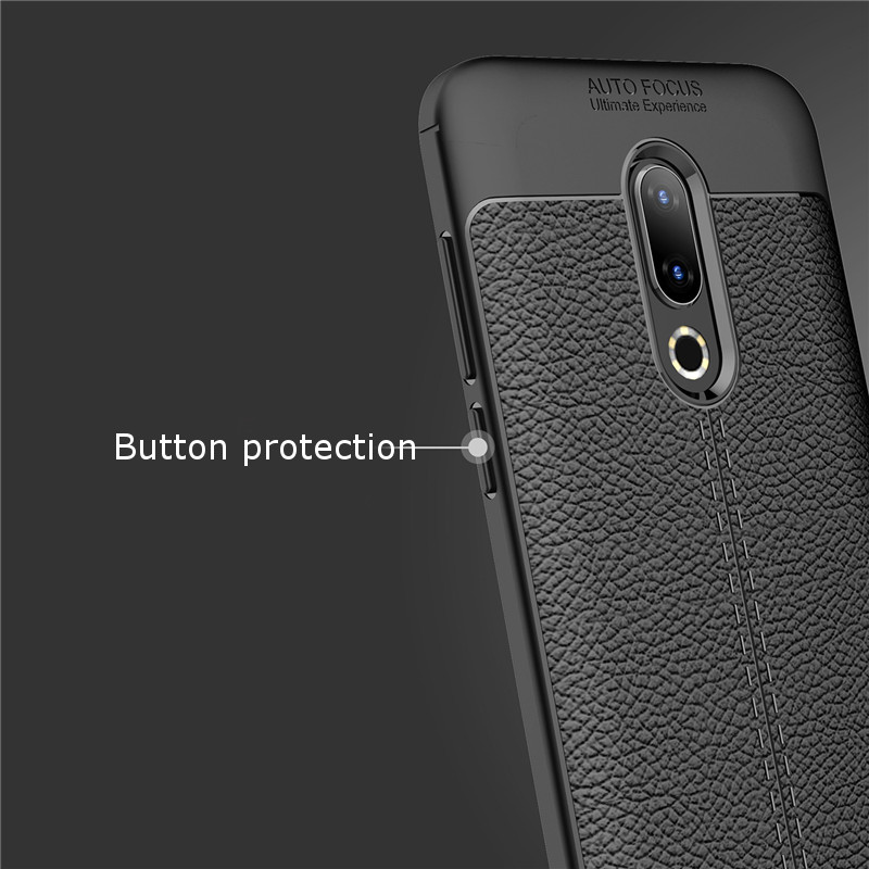 Bakeey-Litchi-Soft-Silicone-Anti-fingerprint-Protective-Case-For-Meizu-16--Meizu-16th-1451520-5