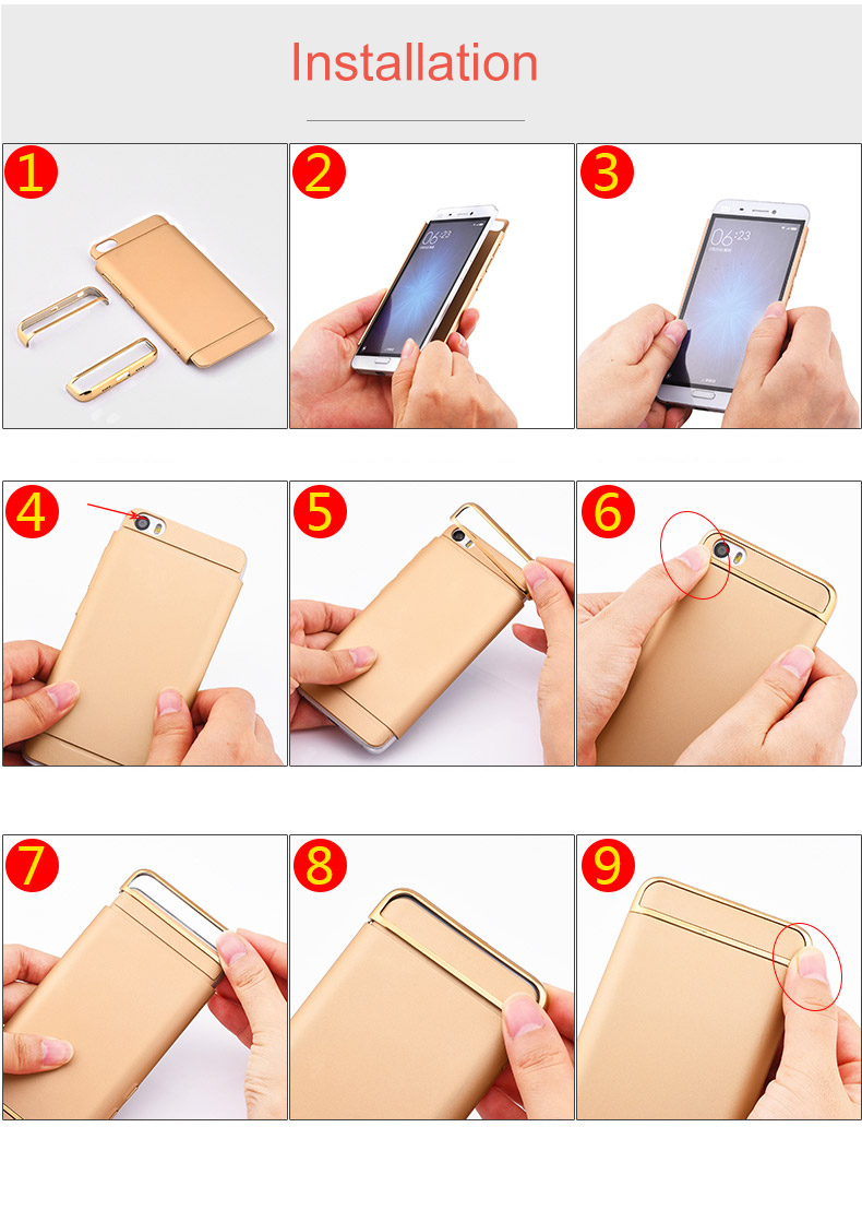 Bakeey-Luxury-3-in-1-Plating-Frame-Splicing-PC-Hard-Protective-Case-For-Xiaomi-Mi-A2--Xiaomi-Mi-6X-N-1305651-12