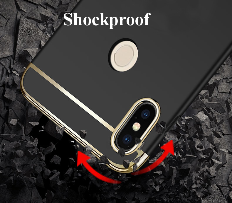 Bakeey-Luxury-3-in-1-Plating-Frame-Splicing-PC-Hard-Protective-Case-For-Xiaomi-Mi-A2--Xiaomi-Mi-6X-N-1305651-4