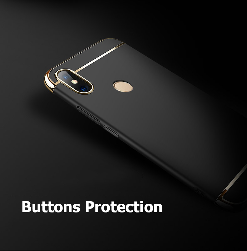 Bakeey-Luxury-3-in-1-Plating-Frame-Splicing-PC-Hard-Protective-Case-For-Xiaomi-Mi-A2--Xiaomi-Mi-6X-N-1305651-7