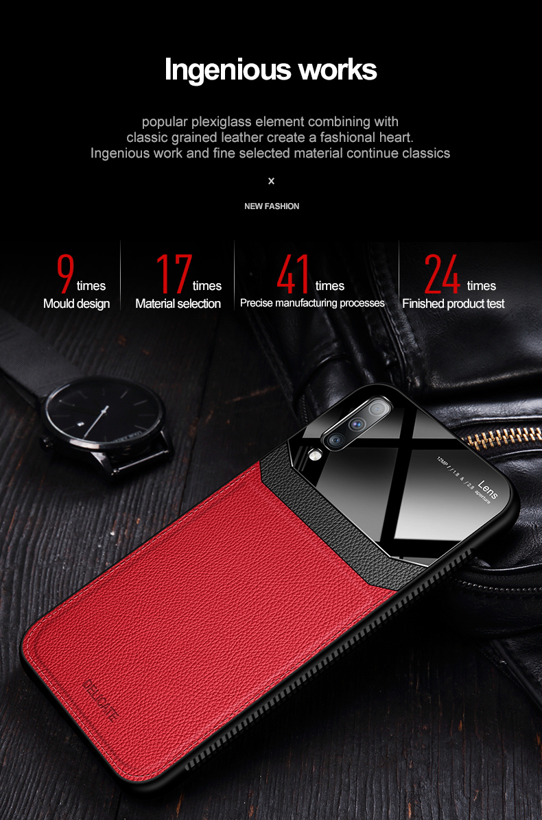 Bakeey-Luxury-Business-PU-Leather-Mirror-Glass-Shockproof-Protective-Case-for-Samsung-Galaxy-Note-10-1630914-3
