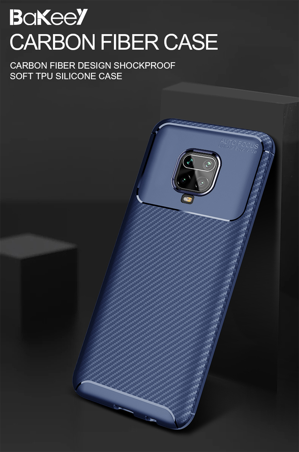 Bakeey-Luxury-Carbon-Fiber-Pattern-Shockproof-Silicone-Protective-Case-for-Xiaomi-Redmi-Note-9S--Red-1667879-1