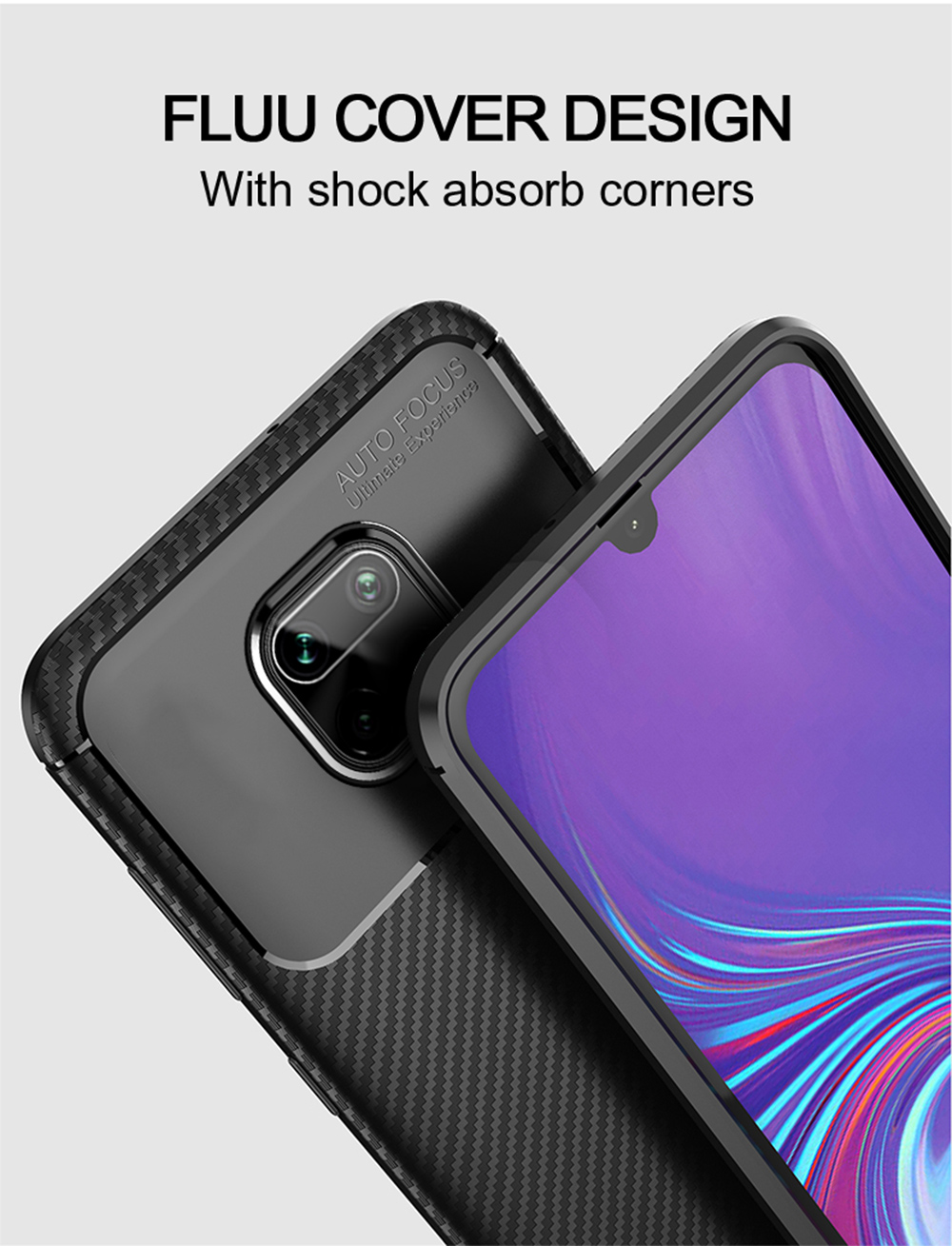 Bakeey-Luxury-Carbon-Fiber-Pattern-Shockproof-Silicone-Protective-Case-for-Xiaomi-Redmi-Note-9S--Red-1667879-7