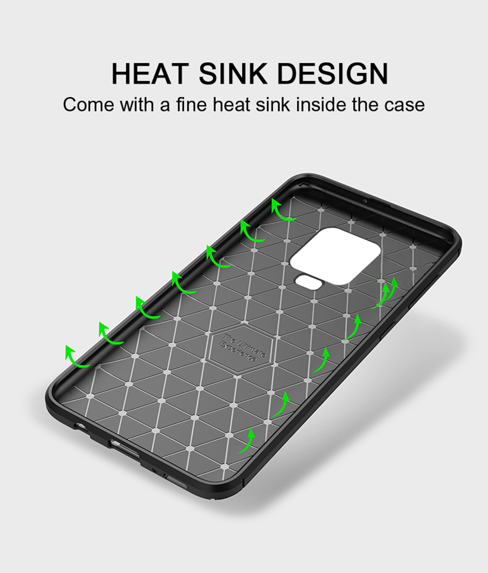 Bakeey-Luxury-Carbon-Fiber-Pattern-Shockproof-Silicone-Protective-Case-for-Xiaomi-Redmi-Note-9S--Red-1667879-9