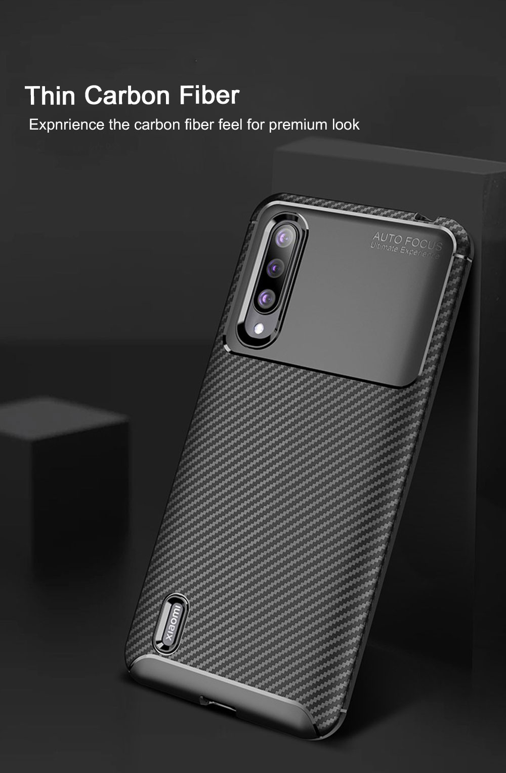 Bakeey-Luxury-Carbon-Fiber-Shockproof-Silicone-Protective-Case-For-Xiaomi-Mi9-Mi-9-Lite--Xiaomi-Mi-C-1602785-1