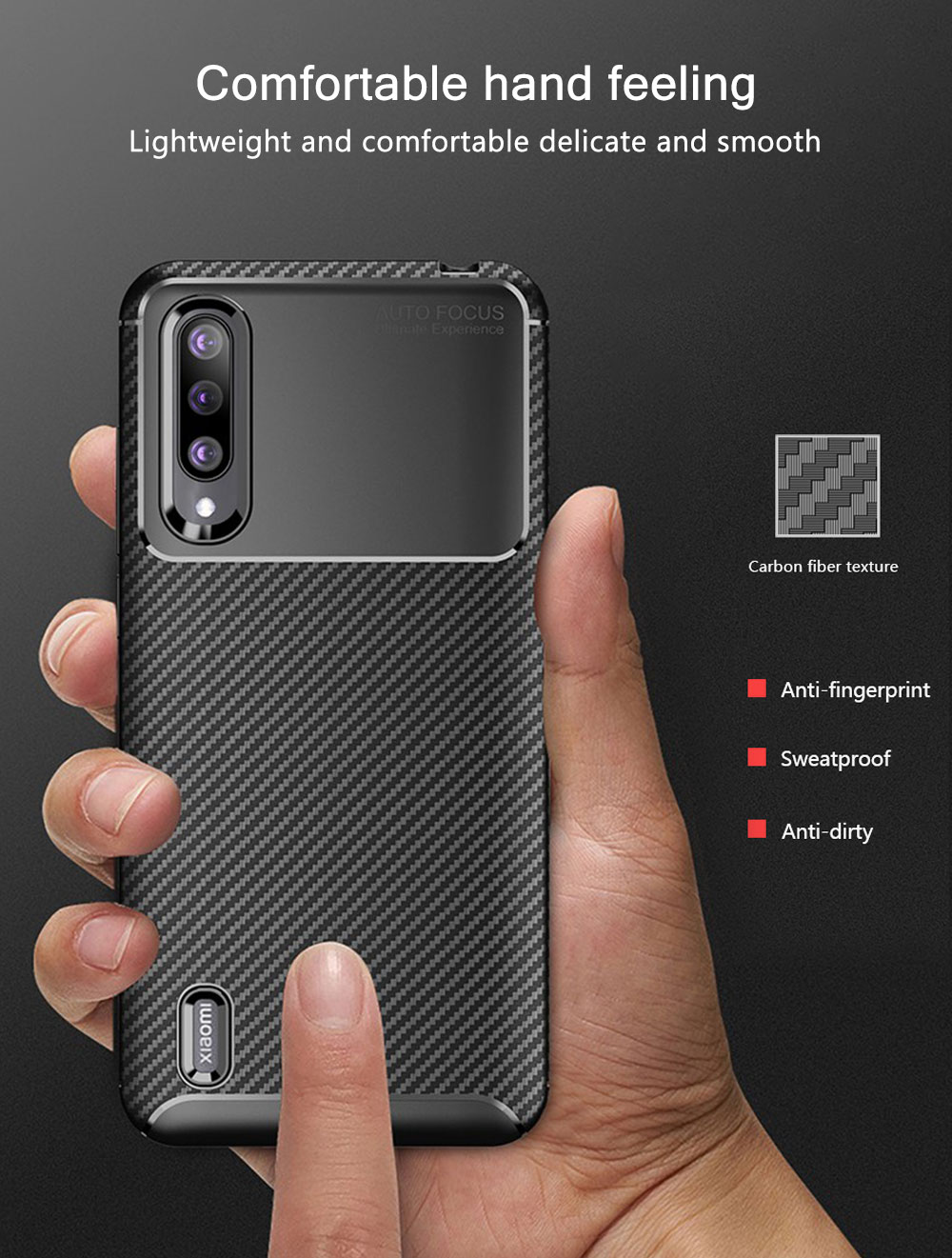 Bakeey-Luxury-Carbon-Fiber-Shockproof-Silicone-Protective-Case-For-Xiaomi-Mi9-Mi-9-Lite--Xiaomi-Mi-C-1602785-3