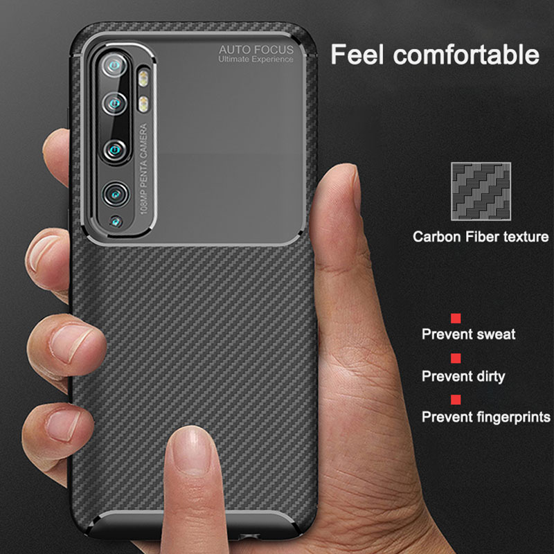 Bakeey-Luxury-Carbon-Fiber-Shockproof-Silicone-Protective-Case-for-Xiaomi-Mi-Note-10--Xiaomi-Mi-Note-1606515-2