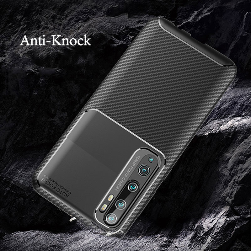 Bakeey-Luxury-Carbon-Fiber-Shockproof-Silicone-Protective-Case-for-Xiaomi-Mi-Note-10--Xiaomi-Mi-Note-1606515-3