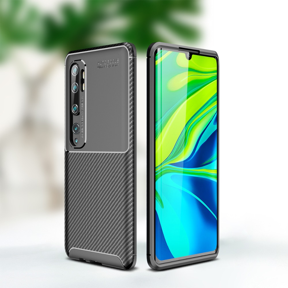 Bakeey-Luxury-Carbon-Fiber-Shockproof-Silicone-Protective-Case-for-Xiaomi-Mi-Note-10--Xiaomi-Mi-Note-1606515-8