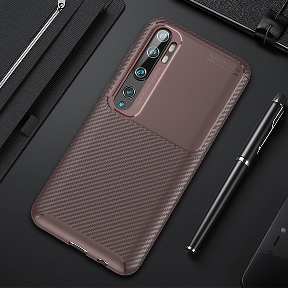 Bakeey-Luxury-Carbon-Fiber-Shockproof-Silicone-Protective-Case-for-Xiaomi-Mi-Note-10--Xiaomi-Mi-Note-1606515-10