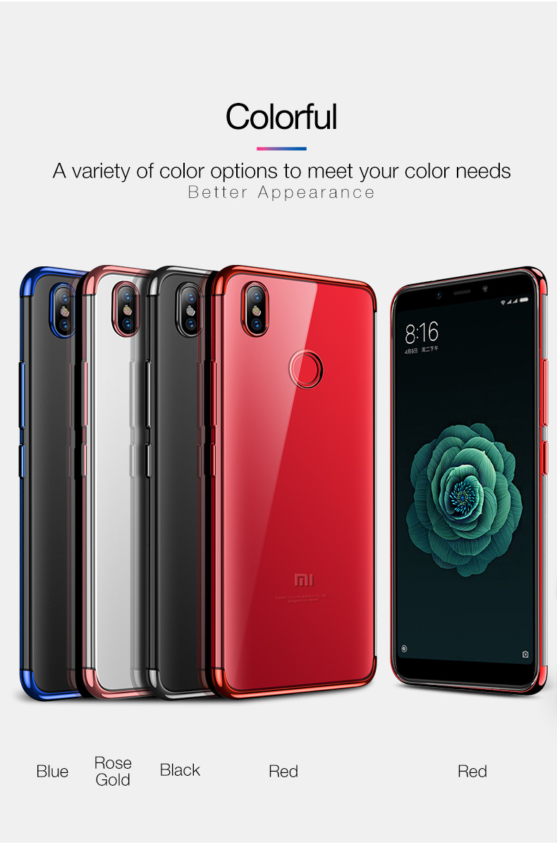 Bakeey-Luxury-Color-Plating-Soft-TPU-Protective-Case-For-Xiaomi-Mi-A2--Xiaomi-Mi-6X-1338711-10