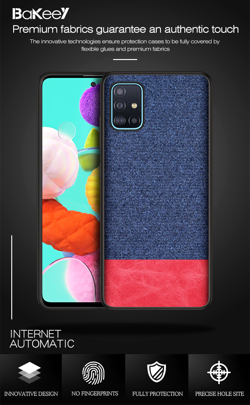 Bakeey-Luxury-Cotton-Cloth-Shockproof-Anti-sweat-Protective-Case-for-Samsung-Galaxy-A71-2019-1639253-1