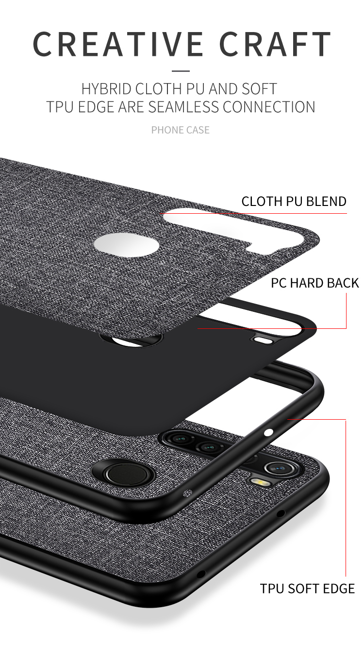 Bakeey-Luxury-Cotton-Cloth-Shockproof-Protective-Case-for-Xiaomi-Redmi-Note-8-2021-Non-original-1571362-3