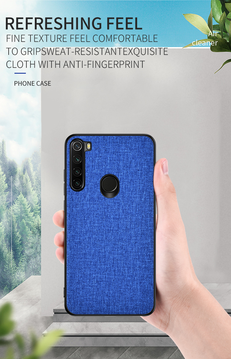 Bakeey-Luxury-Cotton-Cloth-Shockproof-Protective-Case-for-Xiaomi-Redmi-Note-8-2021-Non-original-1571362-5