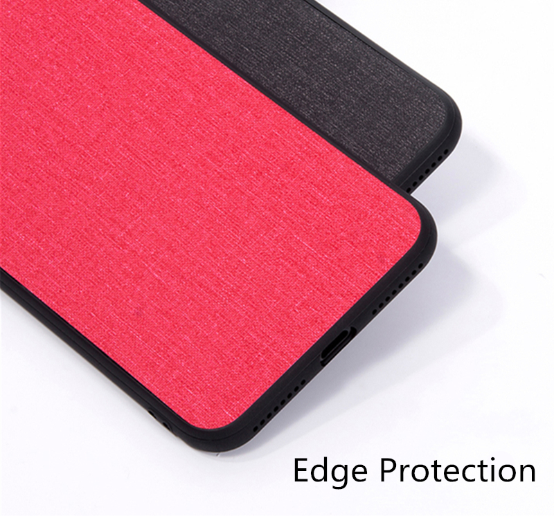 Bakeey-Luxury-Fabric-PC-Back--Soft-TPU-Bumper-Protective-Case-for-Xiaomi-Pocophone-F1-1366359-4