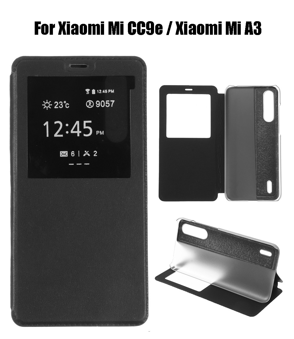 Bakeey-Luxury-Flip-with-View-Window-PU-Leather-Full-Body-Protective-Case-for-Xiaomi-Mi-A3---Xiaomi-M-1614676-1