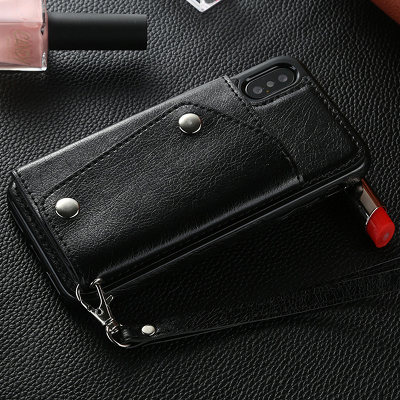 Bakeey-Luxury-Genuine-Leather-Multiple-Cards-Slot-Wallet-Holder-Shockproof-Protective-Case-for-iPhon-1429251-7