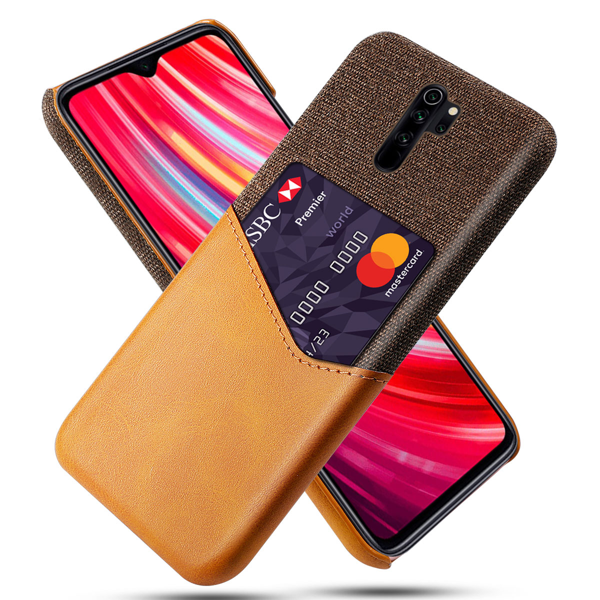 Bakeey-Luxury-PU-Leather-Cloth-With-Card-Slot-Shockproof-Anti-scratch-Back-Cover-Protective-Case-for-1605328-4