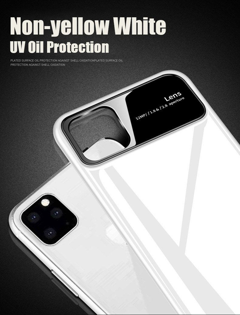 Bakeey-Luxury-Plating-Mirror-Tempered-Glass-Protective-Case-for-iPhone-11-61-inch-1570324-2