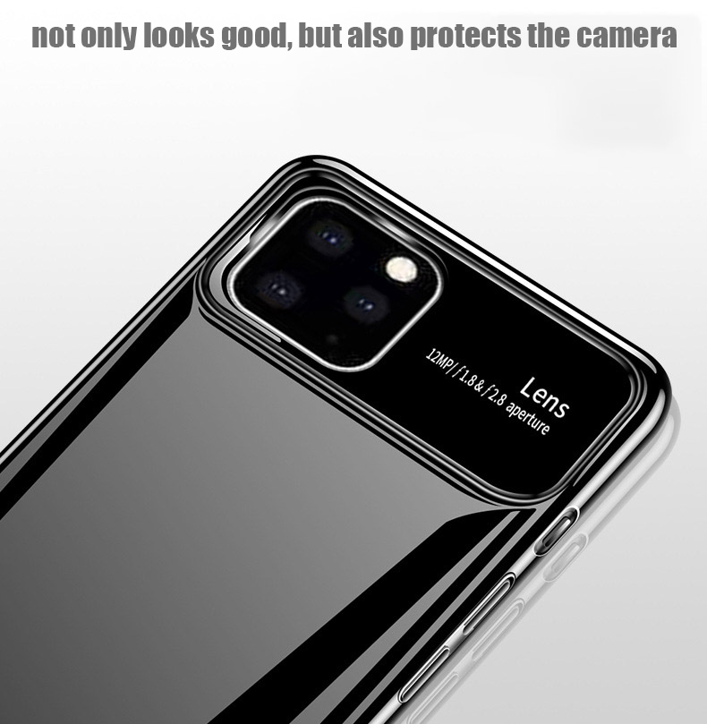 Bakeey-Luxury-Plating-Mirror-Tempered-Glass-Protective-Case-for-iPhone-11-61-inch-1570324-5