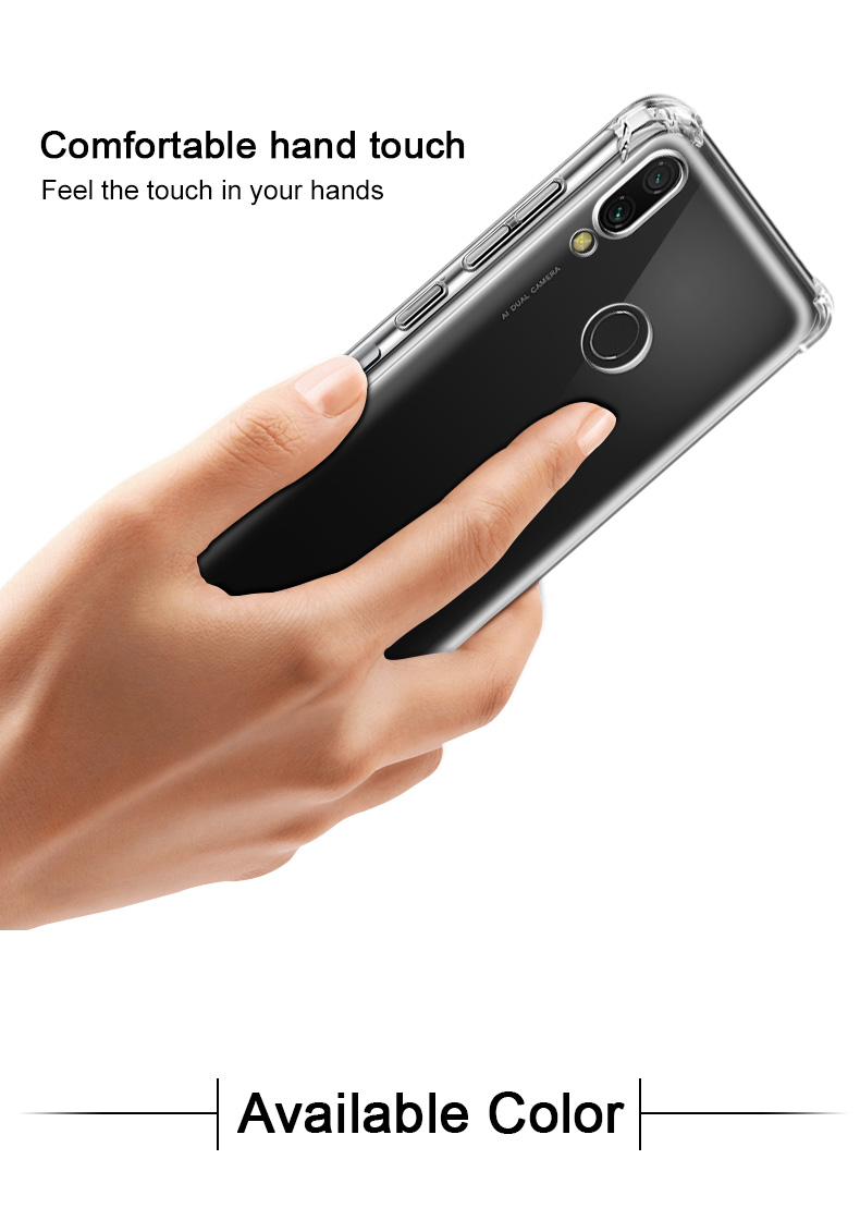 Bakeey-Luxury-Shockproof-Transparent-Soft-Protective-Case-for-Xiaomi-Redmi-7--Redmi-Y3-Non-original-1470207-2