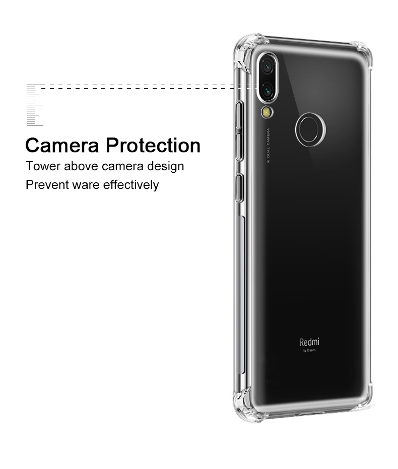 Bakeey-Luxury-Shockproof-Transparent-Soft-Protective-Case-for-Xiaomi-Redmi-7--Redmi-Y3-Non-original-1470207-3