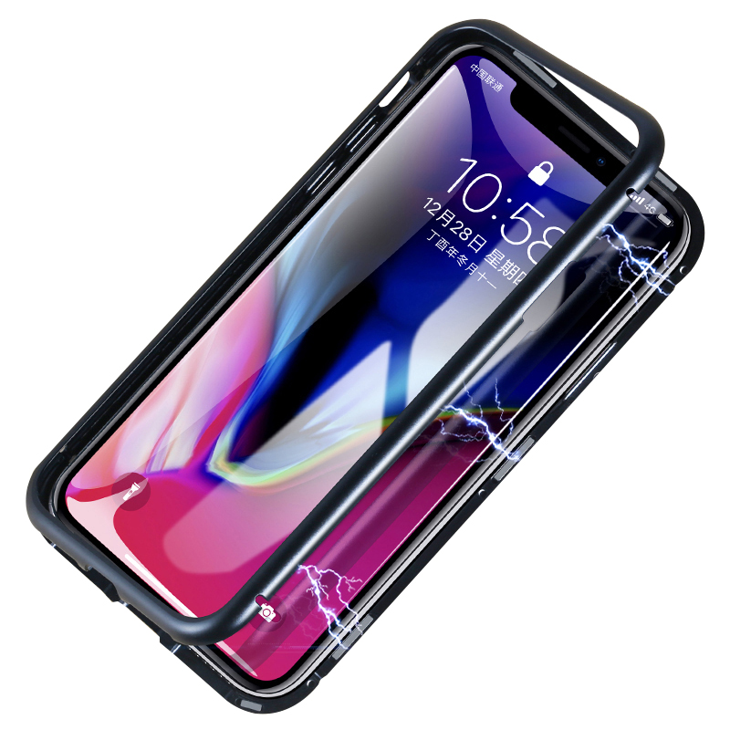 Bakeey-Magnetic-Adsorption-Metal-Singel-side-Tempered-Glass-Protective-Case-for-iPhone-11-61-inch-1571050-4