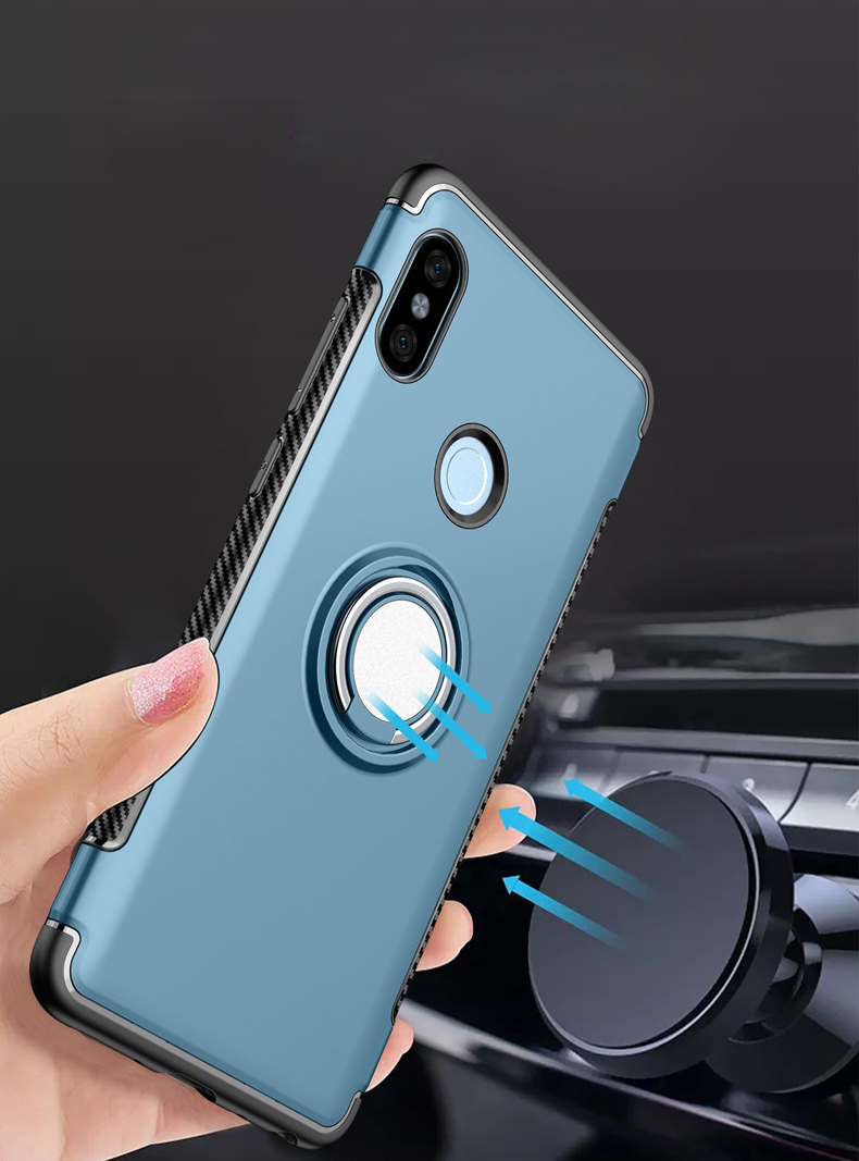 Bakeey-Magnetic-Adsorption-Protective-Case-with-Finger-Ring-Holder-for-Xiaomi-Redmi-Note-7-Redmi-Not-1472136-1