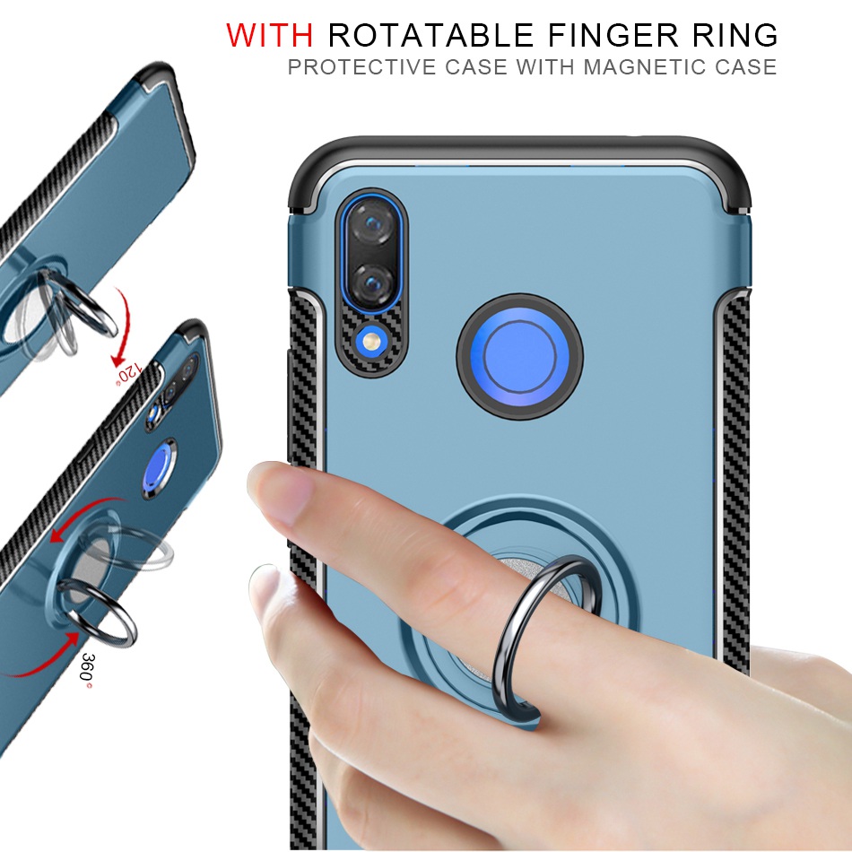 Bakeey-Magnetic-Adsorption-Protective-Case-with-Finger-Ring-Holder-for-Xiaomi-Redmi-Note-7-Redmi-Not-1472136-2