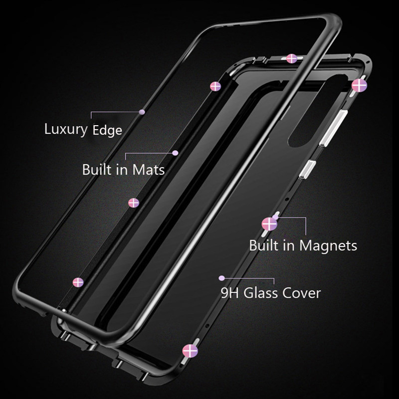 Bakeey-Magnetic-Flip-Metal-Frame-Tempered-Glass-Full-Cover-Protective-Case-for-Xiaomi-Redmi-7--Redmi-1466239-4