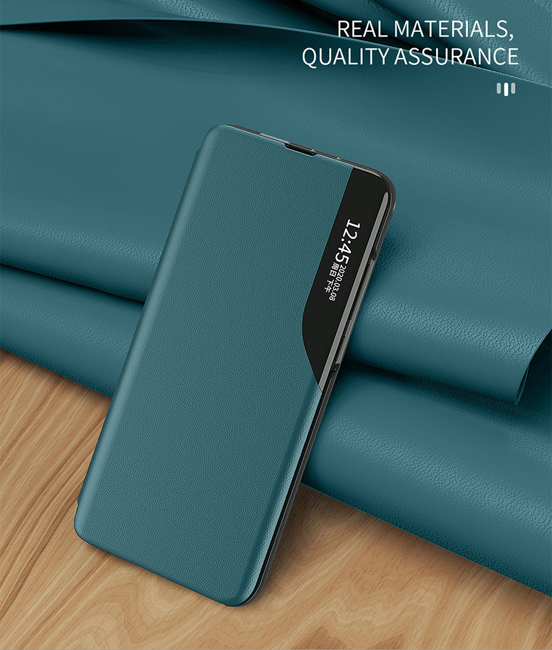 Bakeey-Magnetic-Flip-Smart-Sleep-Window-View-Shockproof-PU-Leather-Full-Cover-Protective-Case-for-Sa-1743471-8