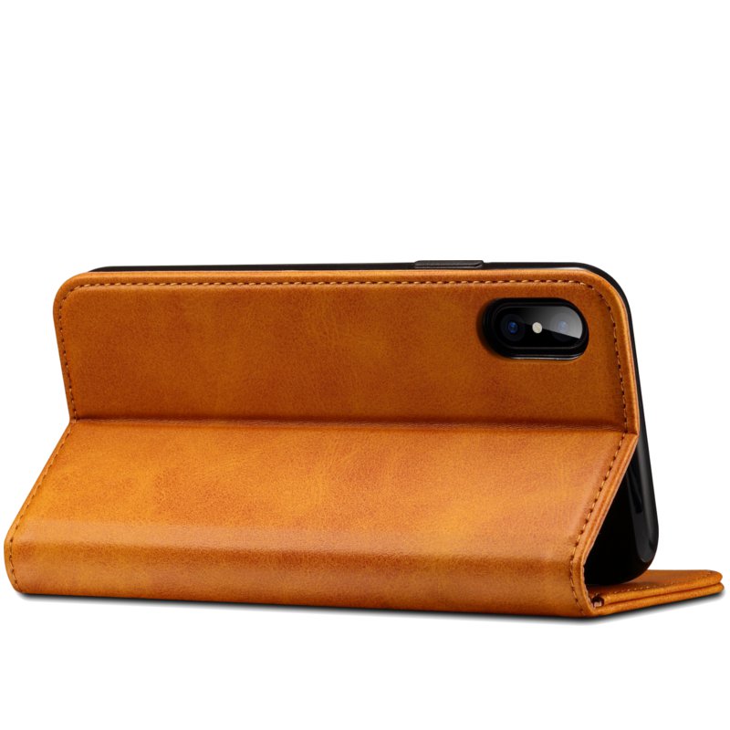 Bakeey-Magnetic-Flip-Wallet-Card-Slot-Case-For-iPhone-X-1248855-3