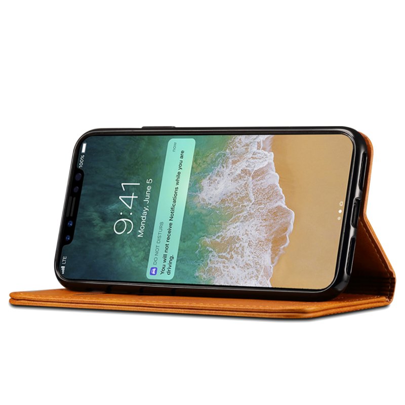 Bakeey-Magnetic-Flip-Wallet-Card-Slot-Case-For-iPhone-X-1248855-4