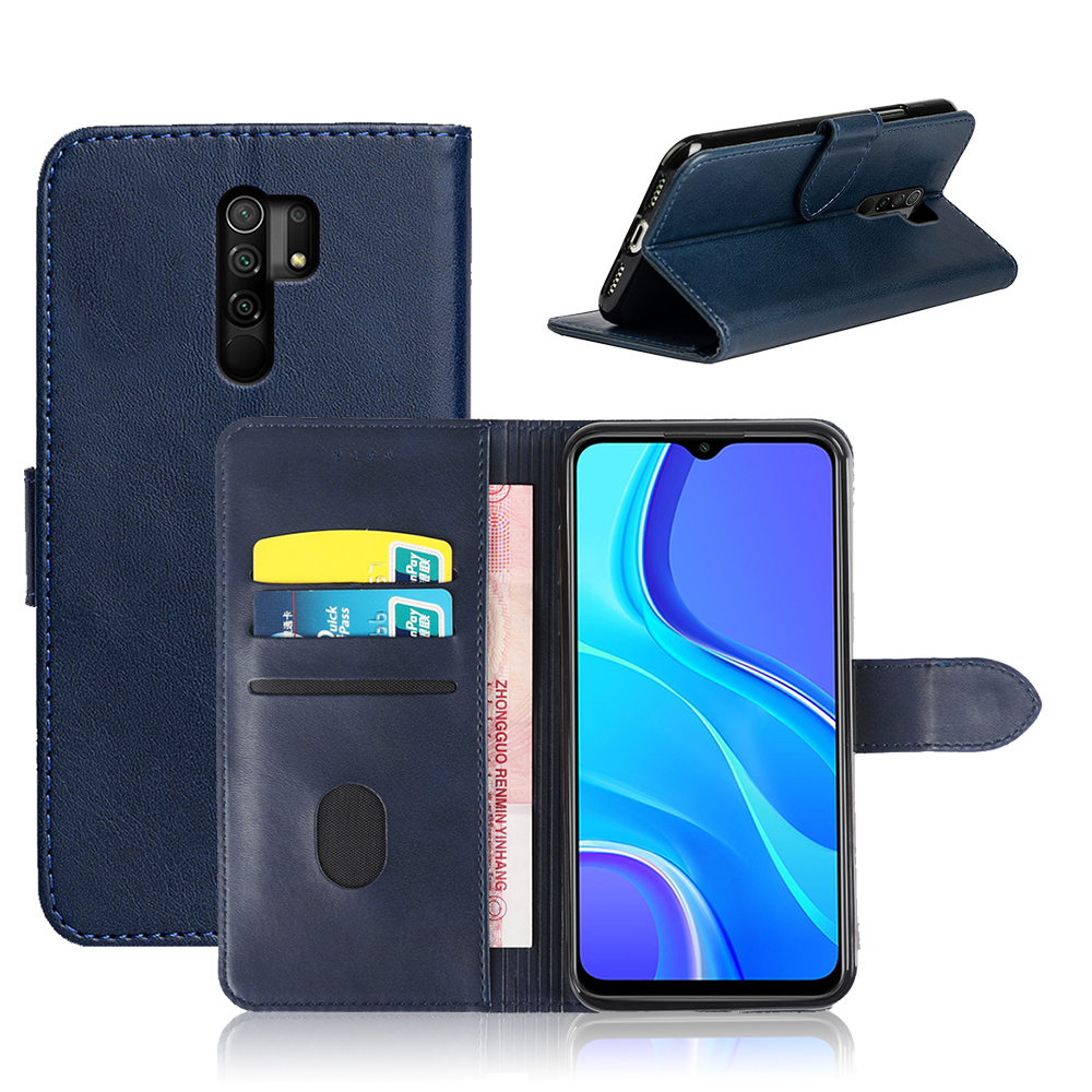 Bakeey-Magnetic-Flip-with-Card-Slots-Wallet-Shockproof-Full-Cover-PU-Leather-Protective-Case-for-Xia-1726507-1
