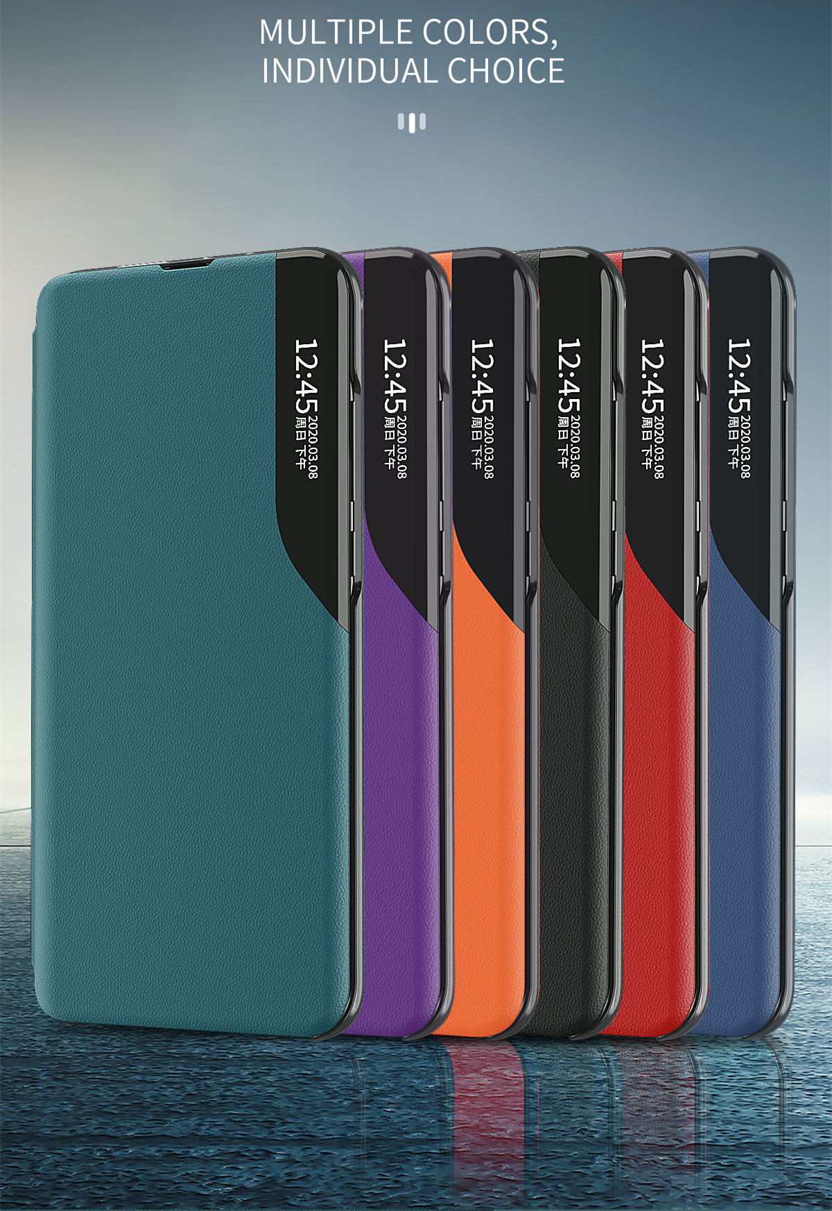 Bakeey-Magnetic-Flip-with-Stand-Shockproof-PU-Leather-Full-Cover-Protective-Cover-for-Xiaomi-Redmi-9-1742529-5