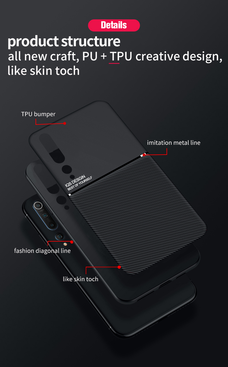 Bakeey-Magnetic-Leather-Texture-Non-Slip-TPU-Shockproof-Protective-Case-Back-Cover-for-Xiaomi-Mi10-M-1731769-4