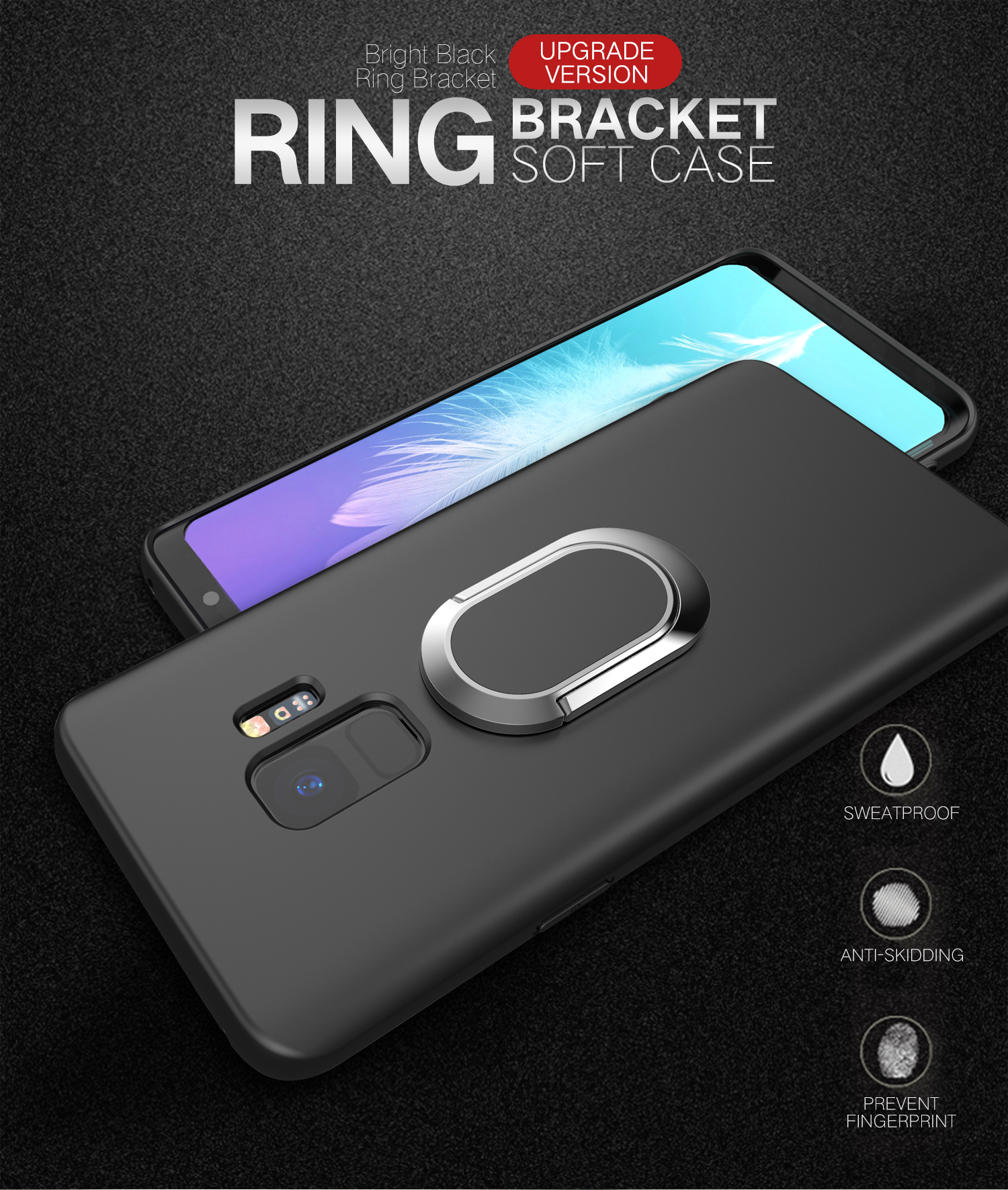 Bakeey-Magnetic-Metal-Ring-Bracket-TPU-Protective-Case-for-Samsung-Galaxy-S9S9-Plus-1279784-1