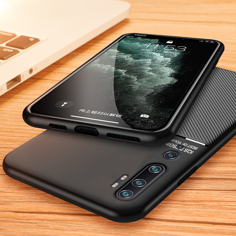 Bakeey-Magnetic-Non-slip-Leather-Texture-TPU-Shockproof--Protective-Case-for-Xiaomi-Mi-Note-10--Xiao-1630763-8