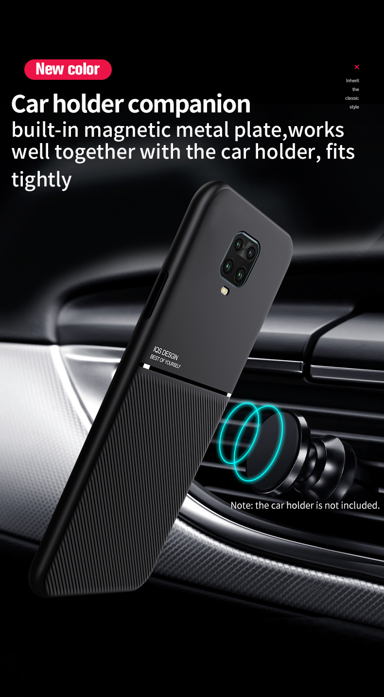 Bakeey-Magnetic-Texture-Non-slip-Leather-TPU-Shockproof-Protective-Case-for-Xiaomi-Redmi-Note-9S--Re-1676853-8