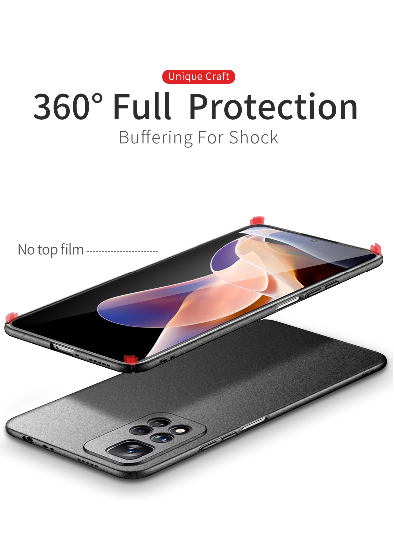 Bakeey-Matte-Protective-Case-For-Poco-M4-Pro-5G-Case-Anti-Fingerprint-Shockproof-Hard-PC-Protective--1933199-9