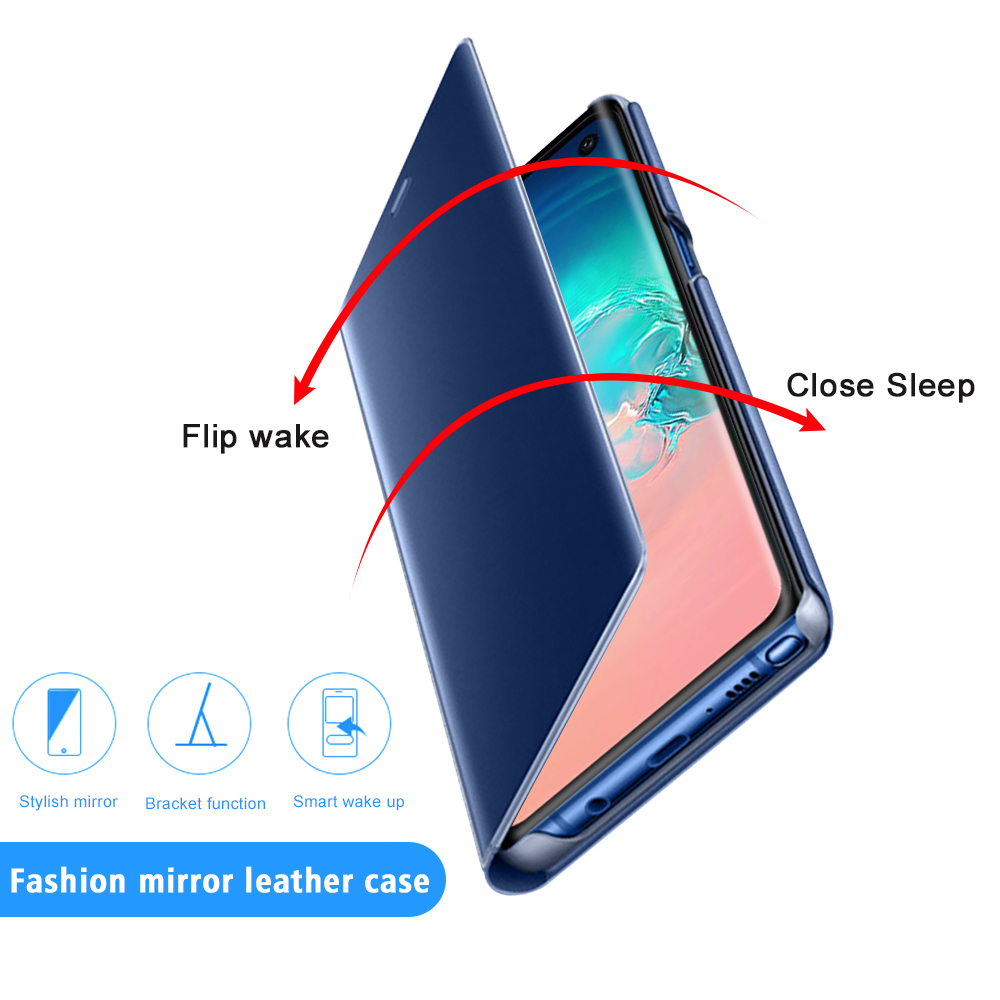 Bakeey-Mirror-Flip-Smart-Wake--Sleep-Window-View-with-Holder-Stand-PC-Protective-Case-for-Samsung-Ga-1729176-3