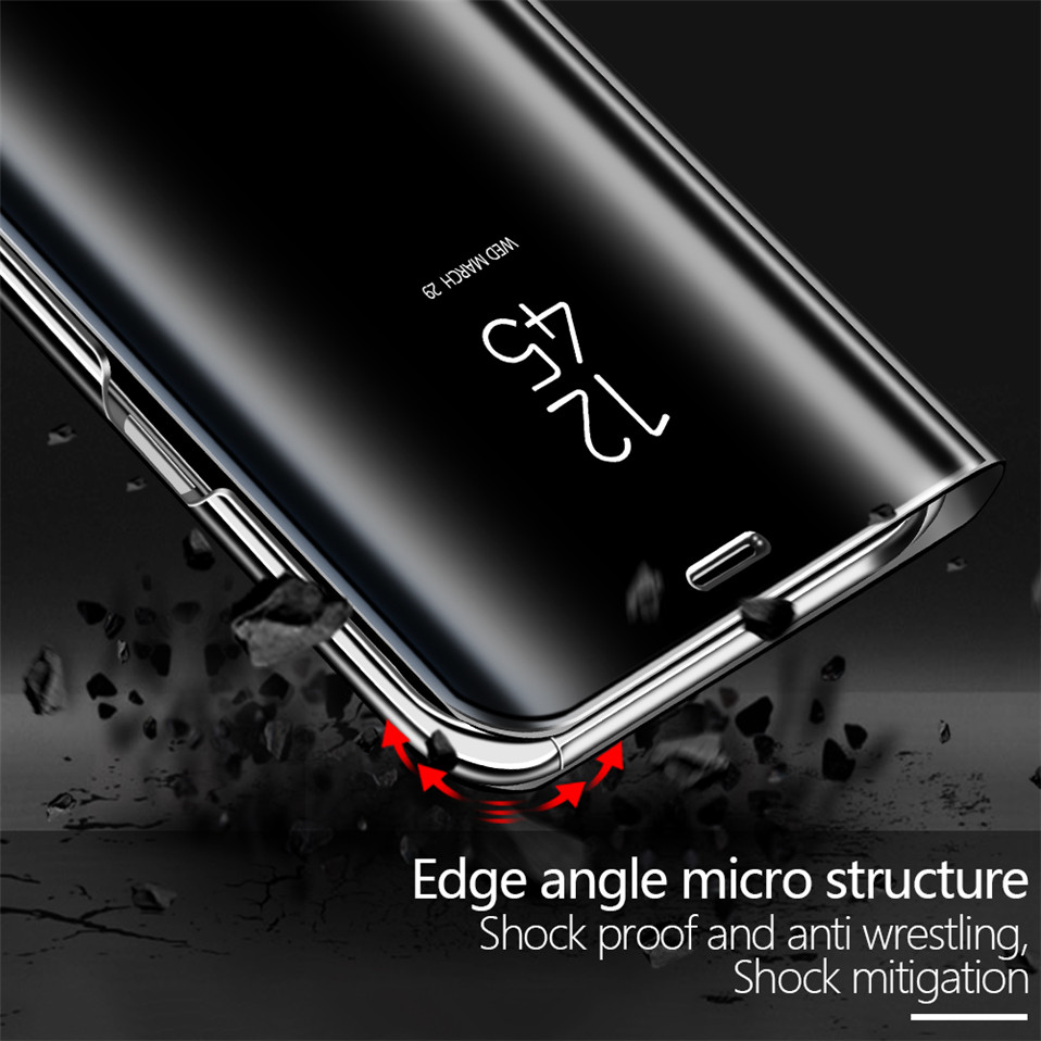 Bakeey-Mirror-Window-Shockproof-Flip-Full-Cover-Protective-Case-for-Huawei-Honor-Note-10-1483224-3