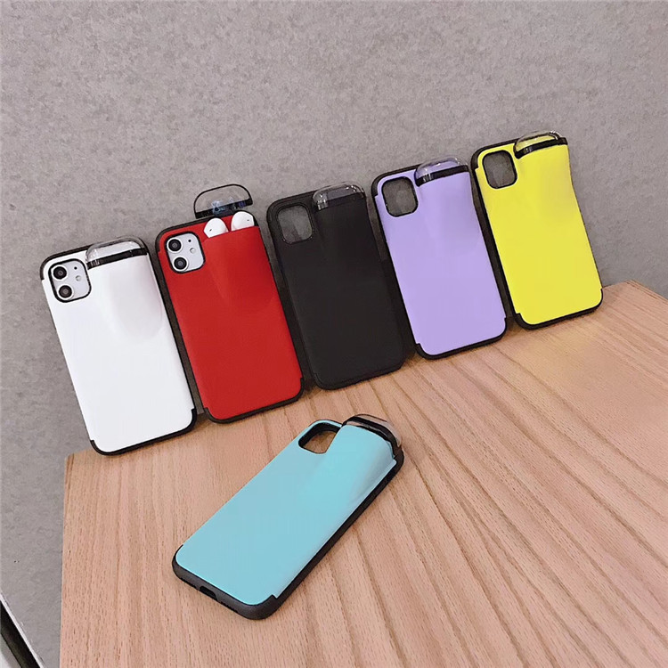 Bakeey-Multifunction-Creative-2-in-1-Anti-scratch-Shockproof-Matte-PC-Protective-Case-for-iPhone-11--1595634-8