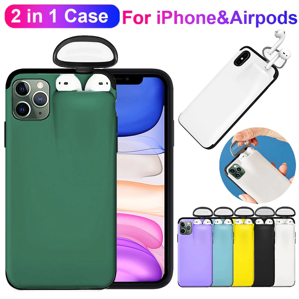 Bakeey-Multifunction-Creative-2-in-1-Anti-scratch-Shockproof-Matte-PC-Protective-Case-for-iPhone-11--1595635-1