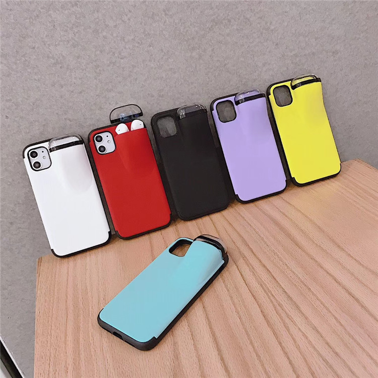 Bakeey-Multifunction-Creative-2-in-1-Anti-scratch-Shockproof-Matte-PC-Protective-Case-for-iPhone-11--1595635-8