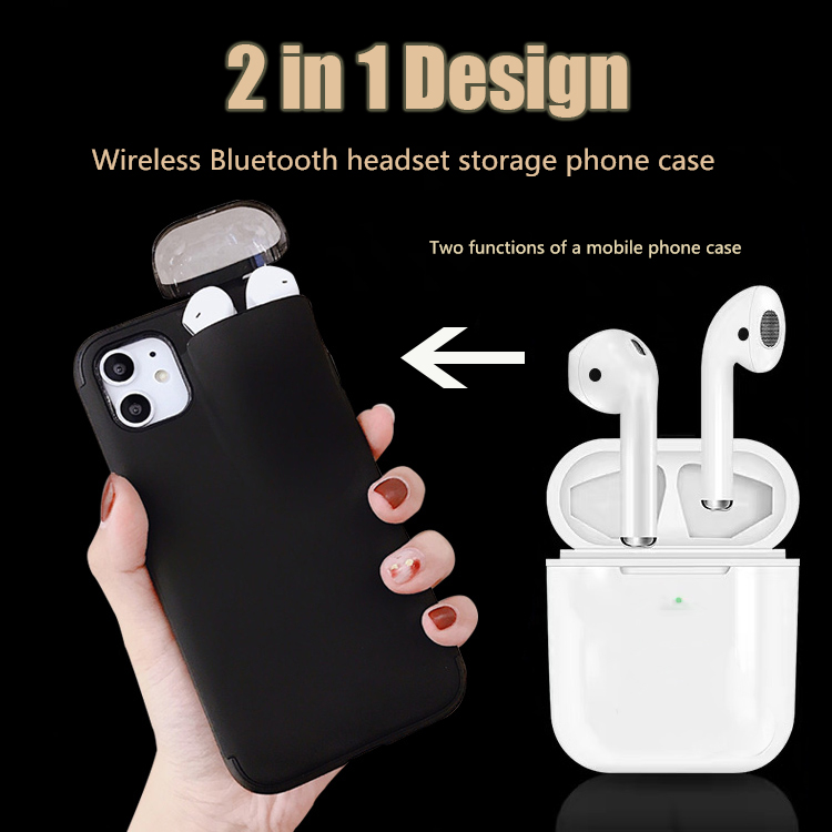 Bakeey-Multifunction-Creative-2-in-1-Anti-scratch-Shockproof-Matte-PC-Protective-Case-for-iPhone-11--1595639-1